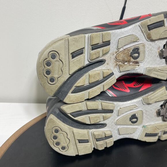 Pearl Izumi X-Road Fuel‎ II Cycling Shoes Men EUR 42 US 8.5 SPD Clip Gray Red - Picture 11 of 14